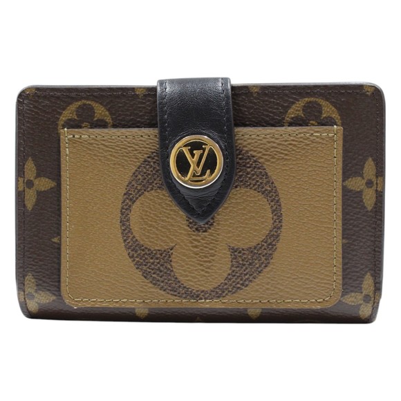 Louis Vuitton Bifold Juliette Reverse Wallet Brown Portefeuille Giant - Picture 1 of 9
